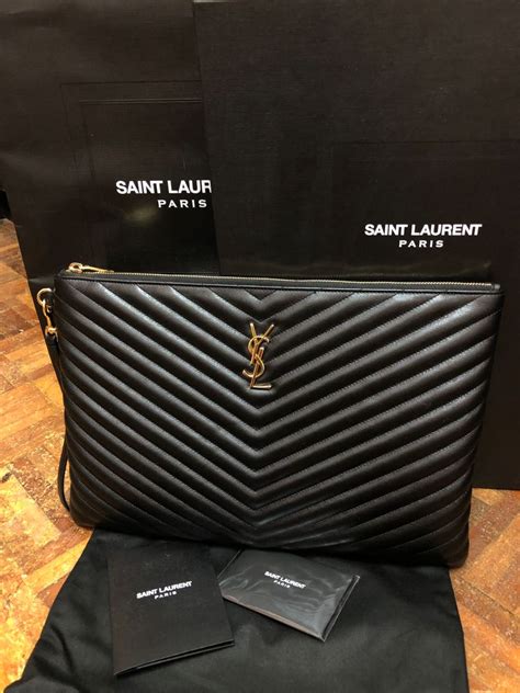 ysl pouch mono new jolie|ysl monogram clutch.